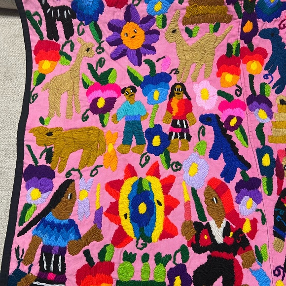 Hand embroidered Ethnic Wall Hanging or Tapestry - Picture 6 of 9